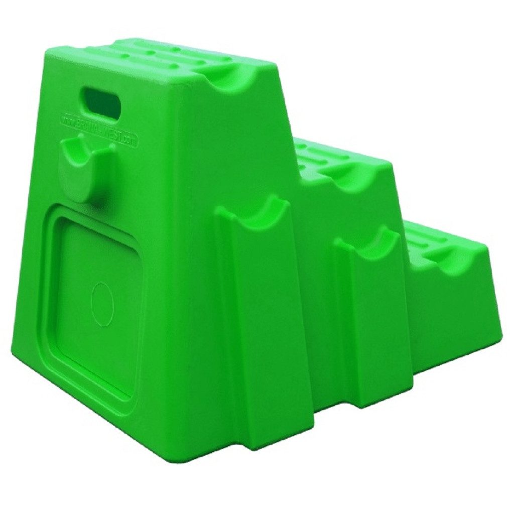 Brama-West Trainingshilfe Aufstiegshilfe "3 Steps" und Hindernisblock