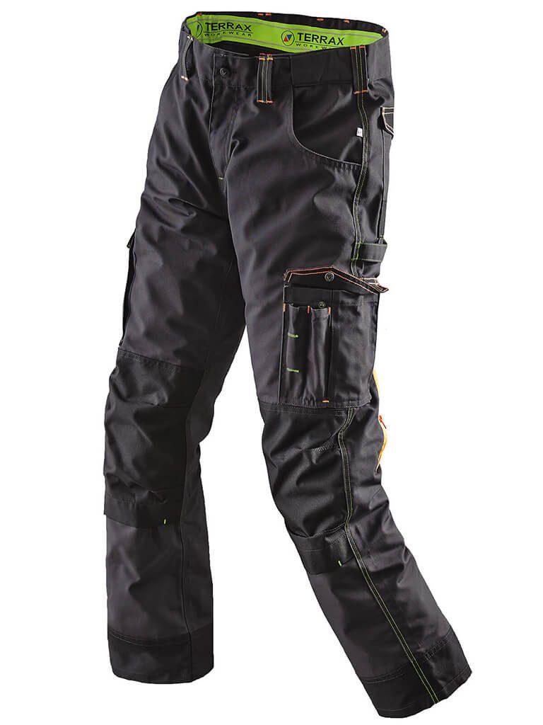 Terrax Workwear Arbeitshose Herren Arbeitshose mit integriertem Gürtel - Bu günstig online kaufen