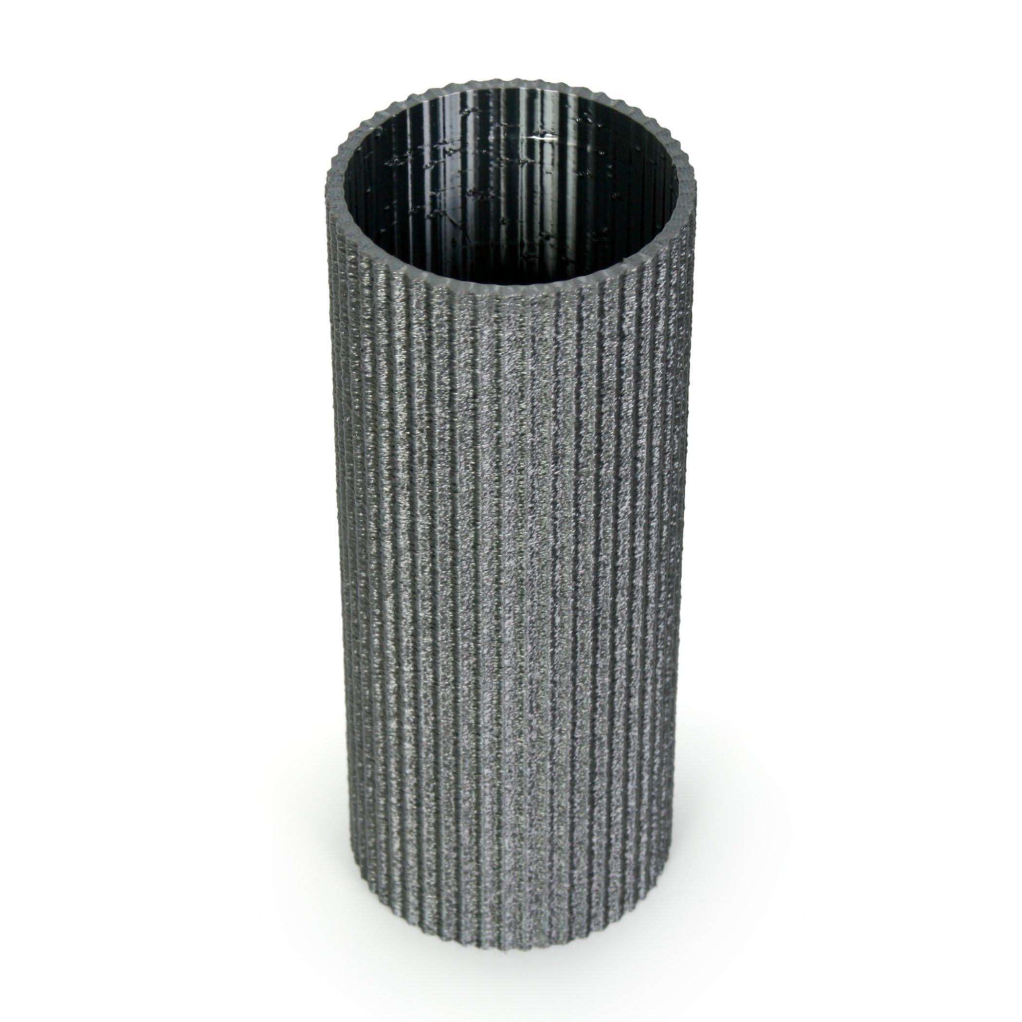 Dekorative bruchsicher nachwachsenden Vase Silver Rohstoffen; aus wasserdicht Designer & Old – Dekovase Kreative Blumenvase Bio-Kunststoff, Feder aus