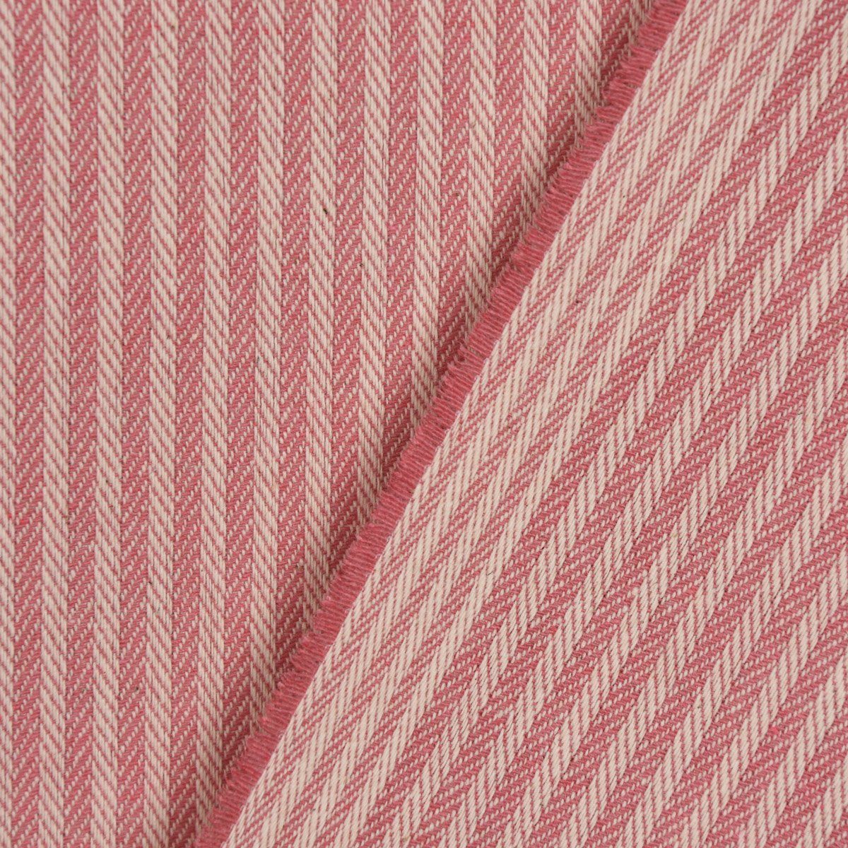 LEBEN. St), Baumwolle, SCHÖNER blickdicht, Streifen Germany, LEBEN., Vorhang 3mm in (1 245cm vorgewaschen rosa oder SCHÖNER handmade, Vorhang creme made Wunschlänge, Smokband