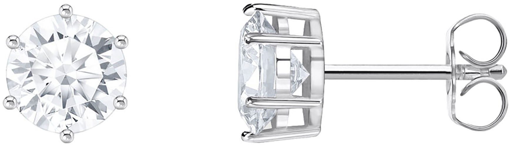 Paar Ohrstecker Schmuck Silber 925 Ohrringe Solitär