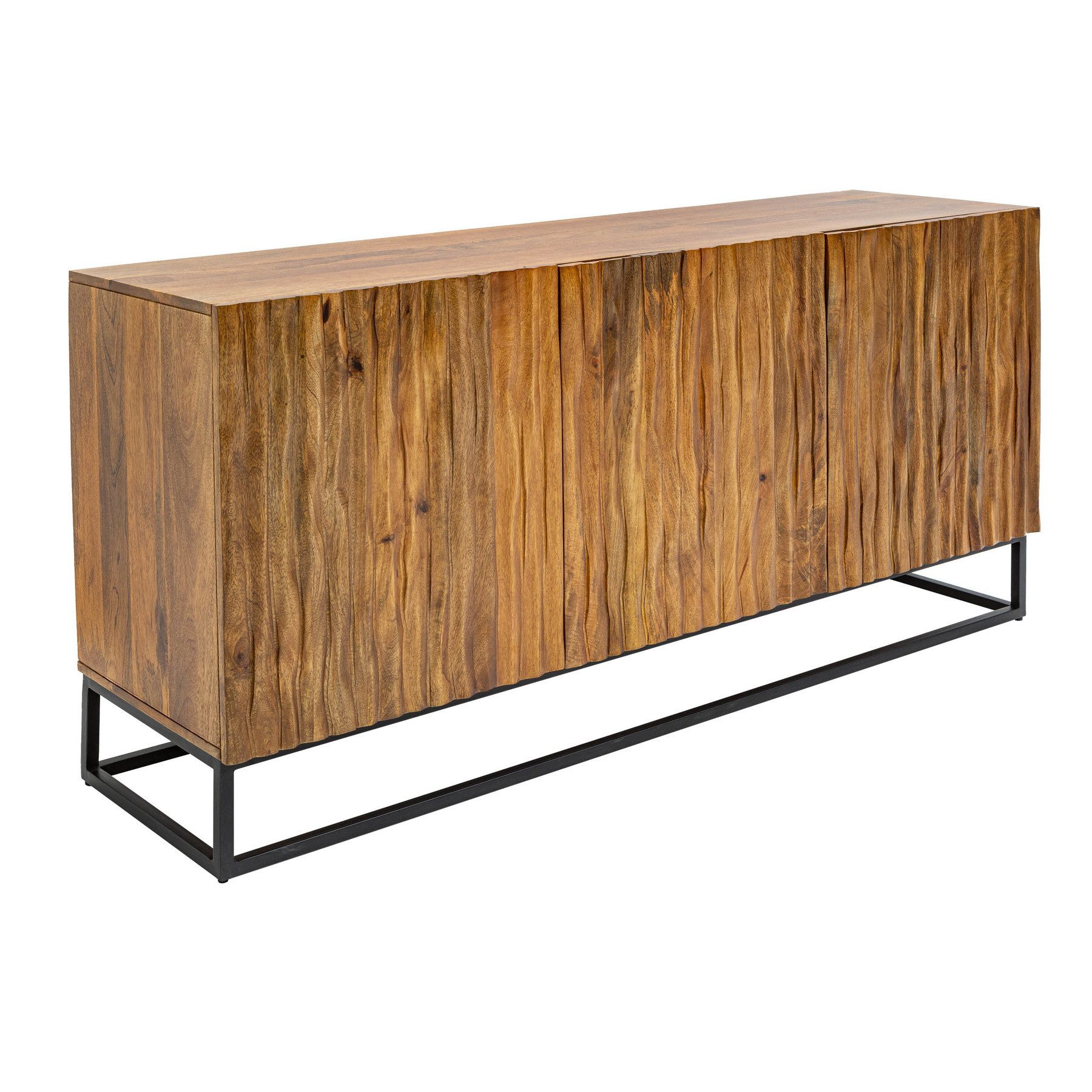 riess-ambiente Sideboard AMAZONAS 160cm natur, Massivholz · Anrichte · natürliche Front · Kommode · Wohnzimmer