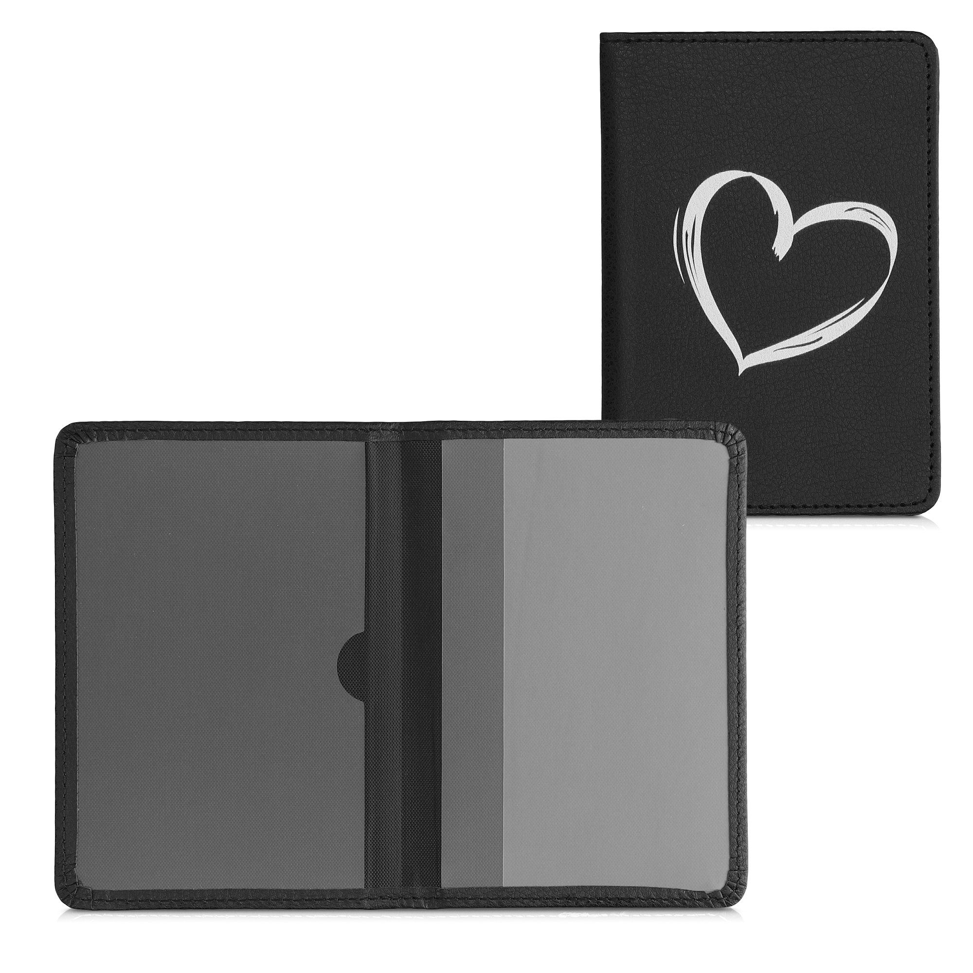 kwmobile Etui Fahrzeugschein Hülle mit Kartenfächern, Kunstleder Etui Tasch günstig online kaufen