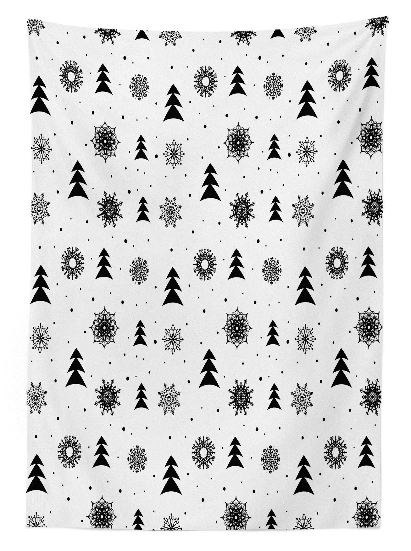 Für Trees nordisch Weihnachten Farben, Waschbar den Bereich geeignet Ferien Außen Klare Pine Tischdecke Farbfest Abakuhaus