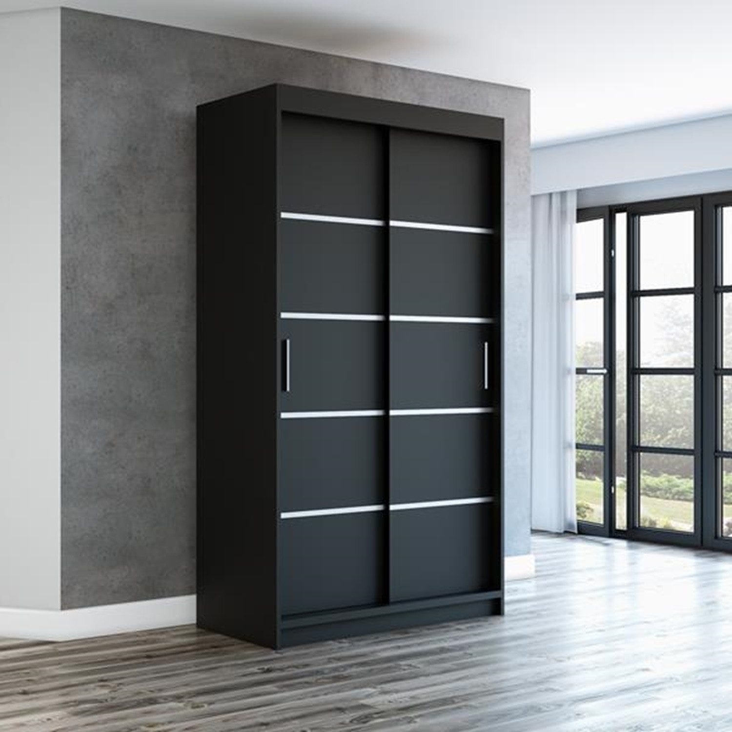 A&J MöbelLand GmbH Schwebetürenschrank PARIS 2-türig günstig online kaufen