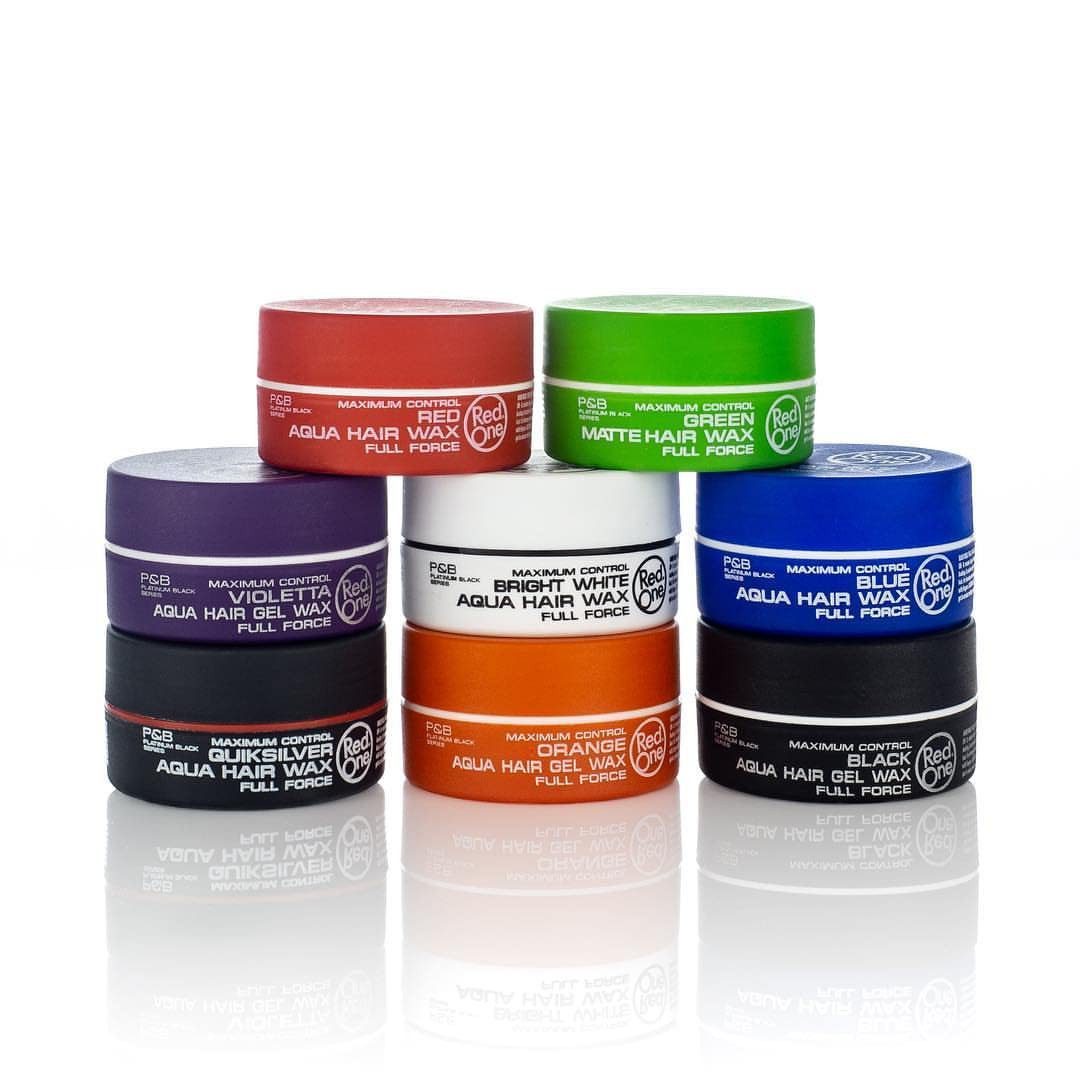 RedOne Haarwachs Haarwachs Styling Wax 150ml Orange, 3-tlg.