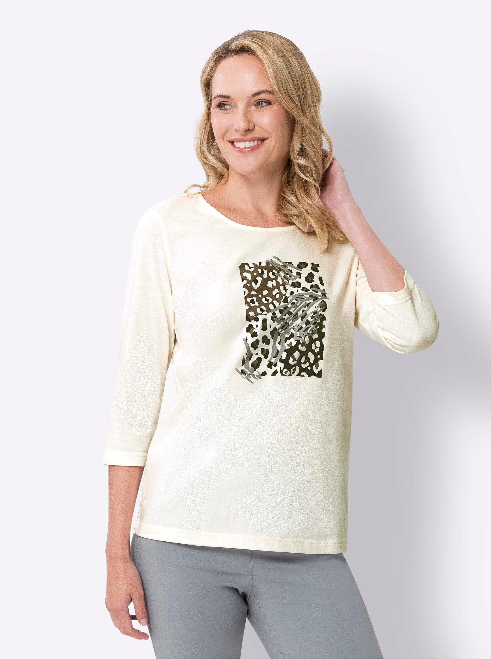 Sieh an! T-Shirt Rundhalsshirt . günstig online kaufen