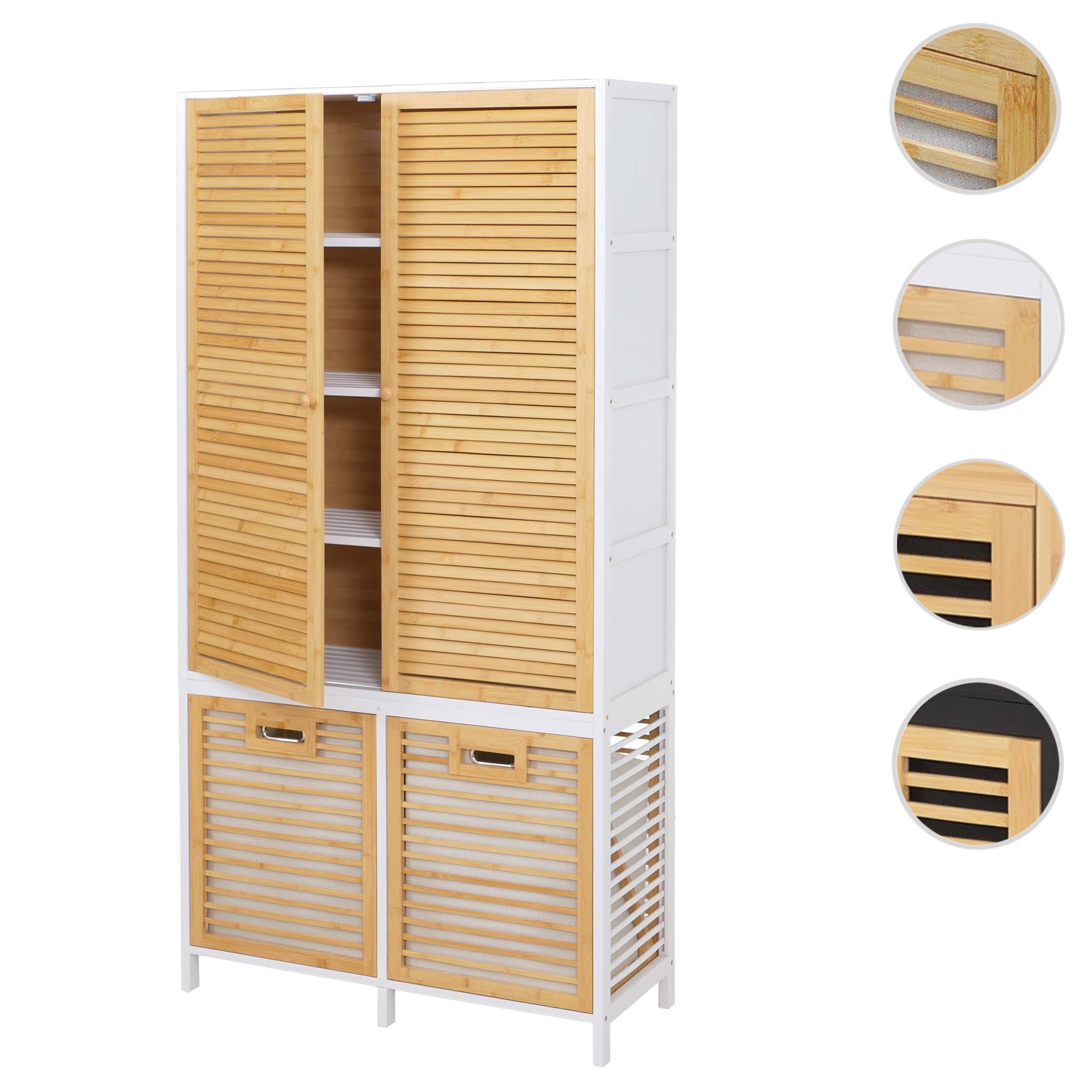 MCW Hochschrank MCW-N83-T Mit Ablagefächern und zwei Wäschekörben – Bild 3 von 5