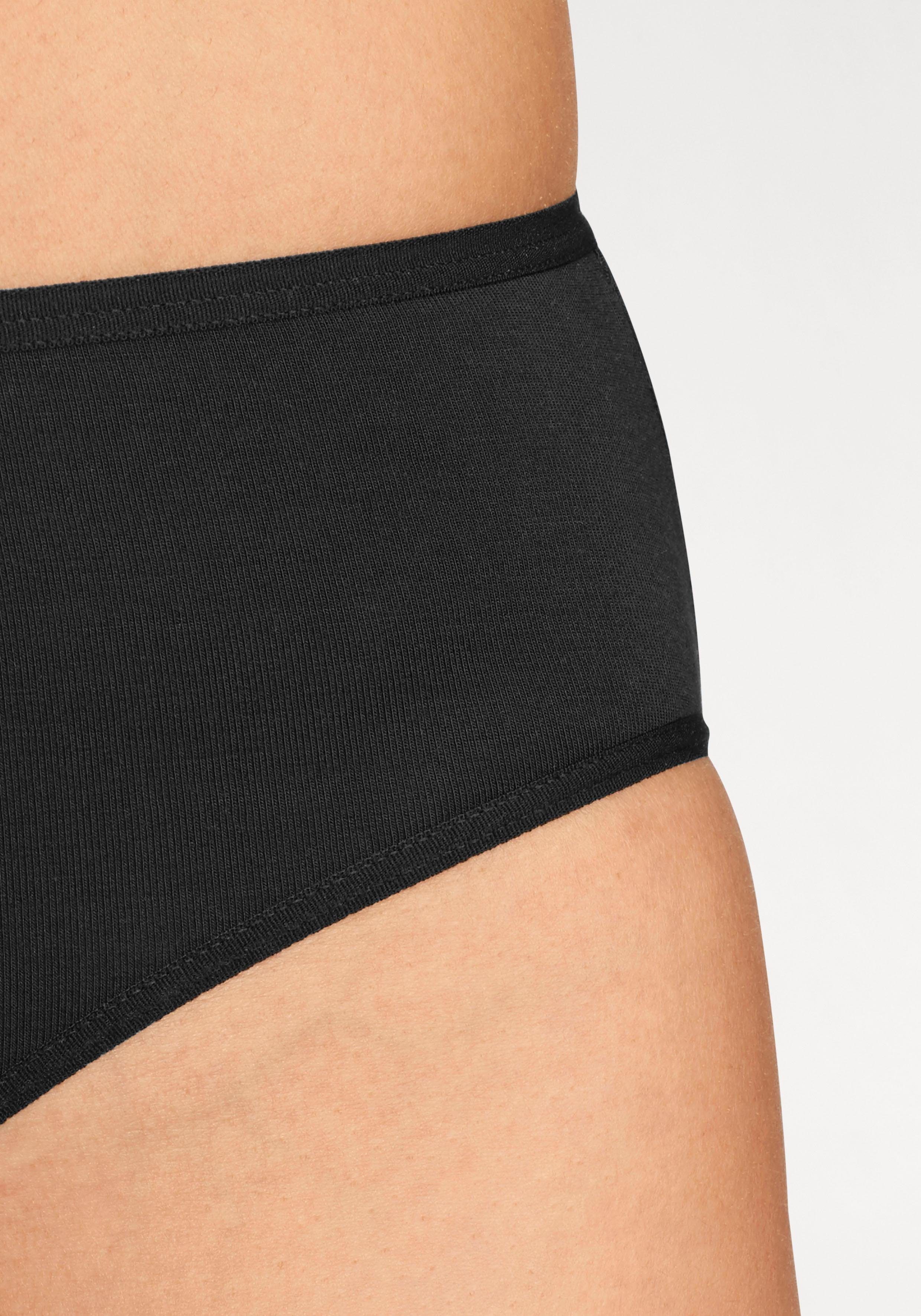 LASCANA Jazz-Pants Slips (Packung, 3-St) hochwertiger Modal-Qualität aus schwarz