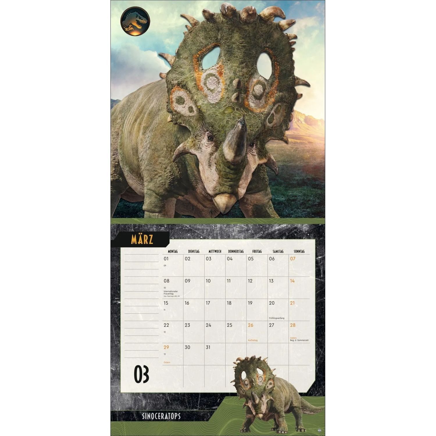 HEYE Wandkalender Jurassic World Broschurkalender 2027 – Bild 5 von 5