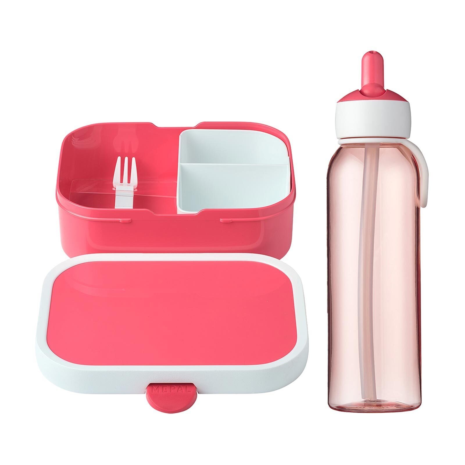 Lunchset (2-tlg), Spülmaschinengeeignet pink Campus Mepal 2er Set, Kunststoff, Lunchbox
