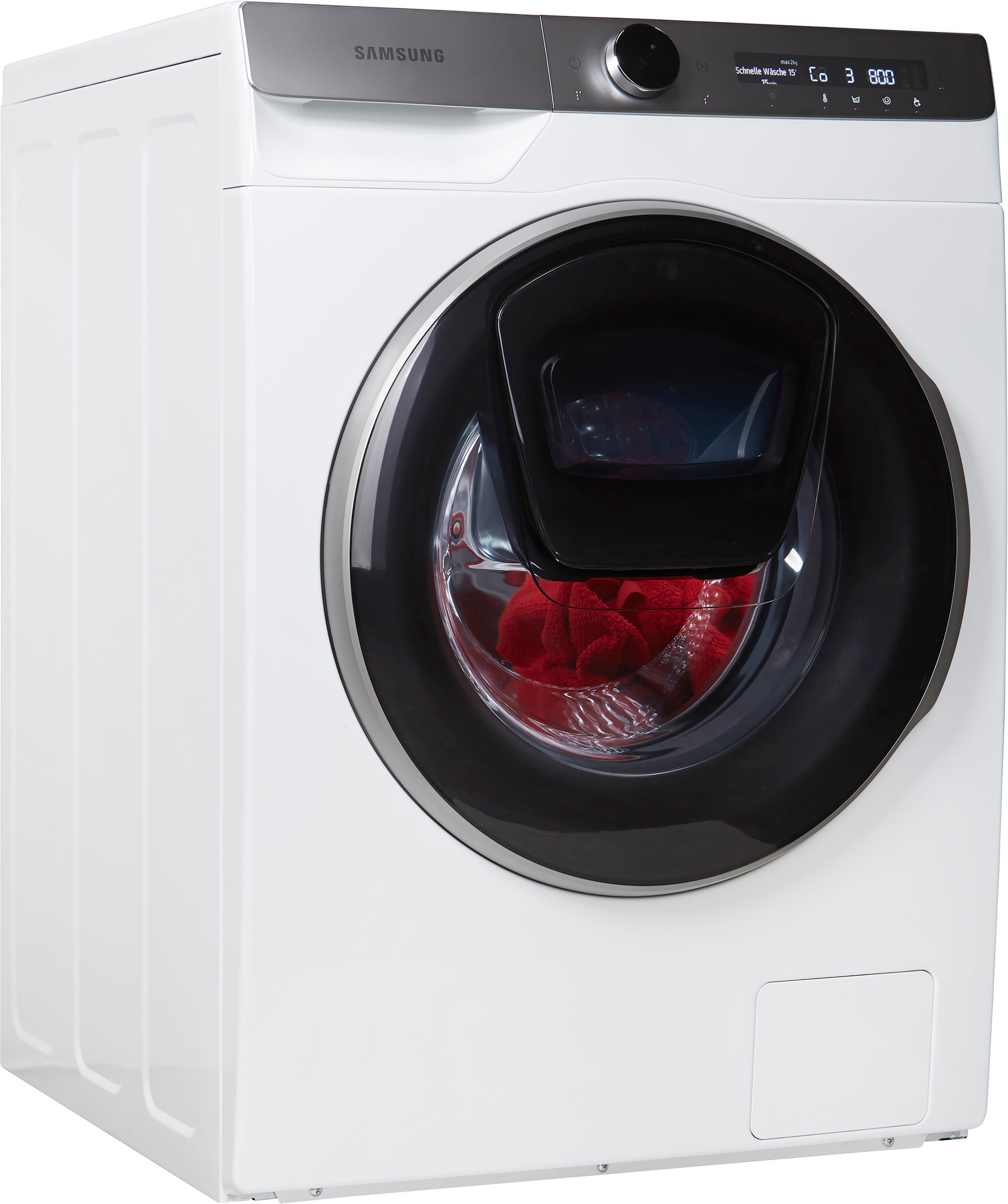 Samsung Waschmaschine WW9800T WW91T986ASH, 9 kg, 1600 U/min, QuickDrive™, 4  Jahre Garantie inklusive