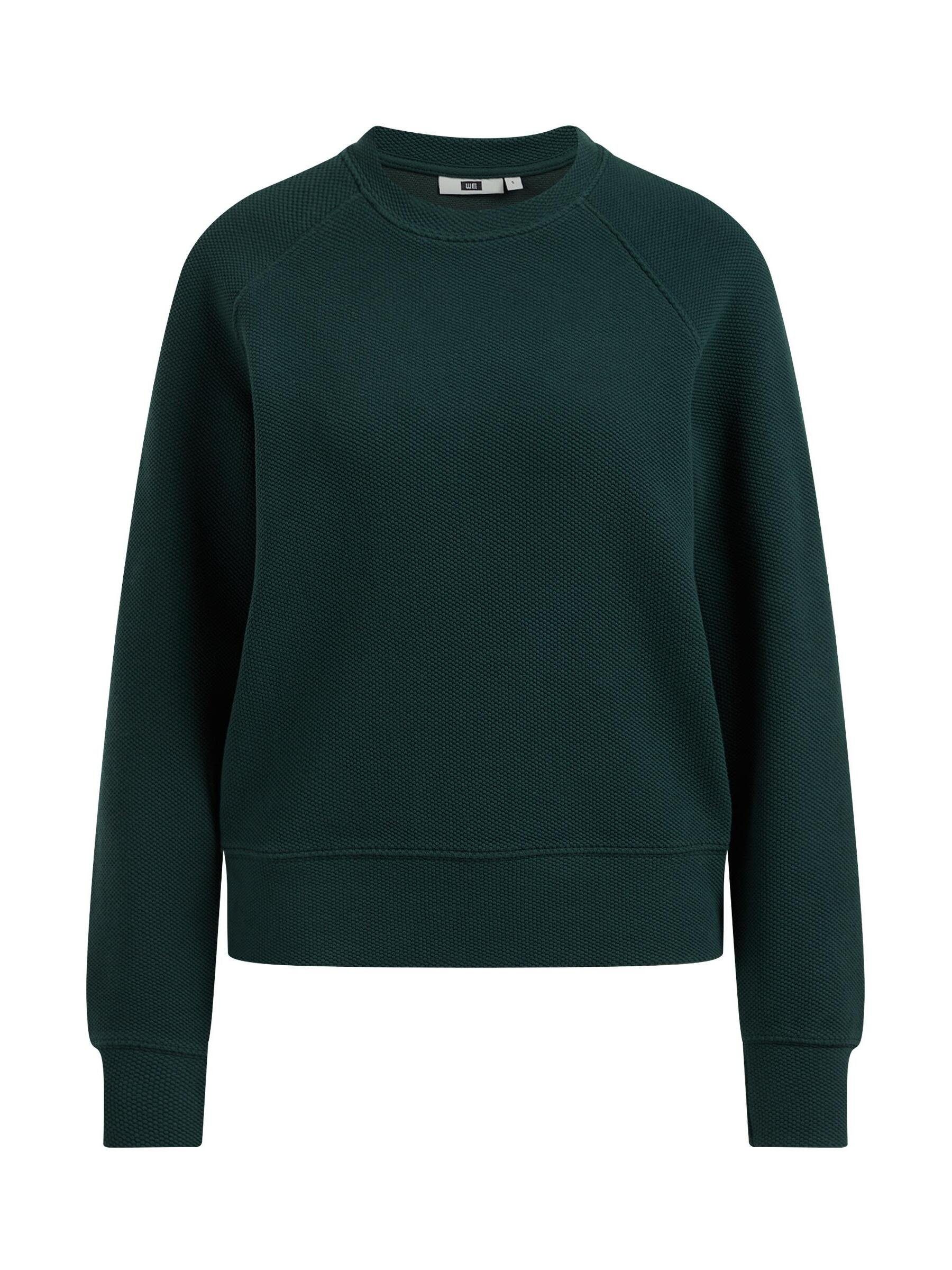 Fashion Moosgrün (1-tlg) WE Sweatshirt