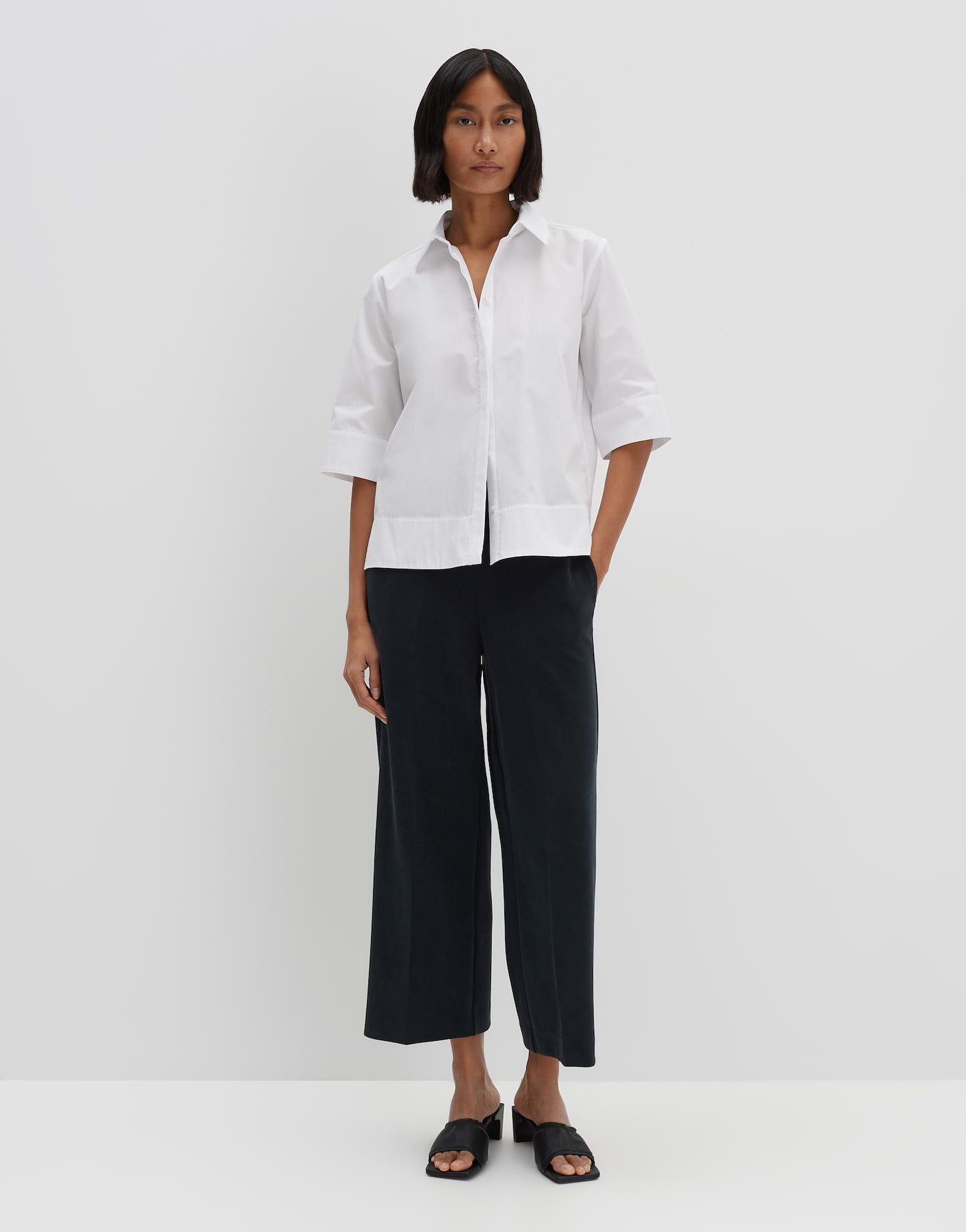 someday Hemdbluse ZARBA BUTTON UP Regular aus Baumwollpopeline