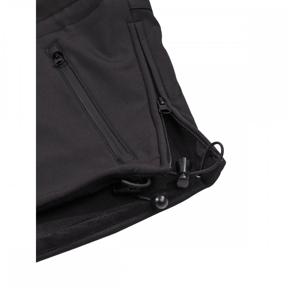 MFH Softshelljacke Soft Shell Jacke, "Protect", schwarz - S Windfang am Ärmelsaum mit Daumenloch
