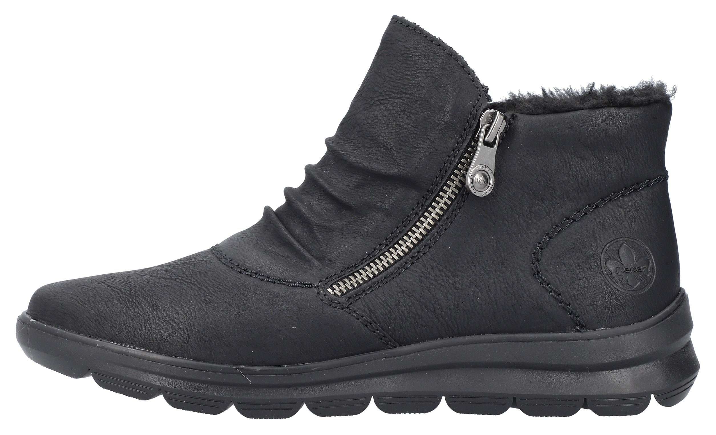 Rieker Winterboots, Stiefelette, Warmfutter, Boots mit herausnehmbarer Textilsohle