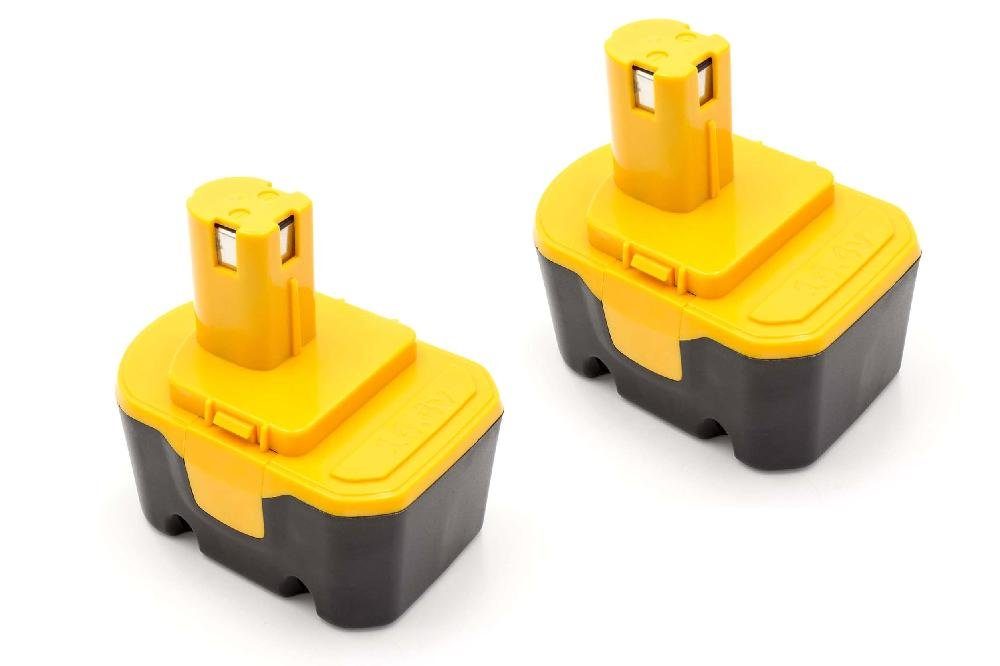 vhbw Ersatz für Ryobi 1314702, 1322547, 1400144, 1400655, 1400656, 1400669, Akku 1500 mAh