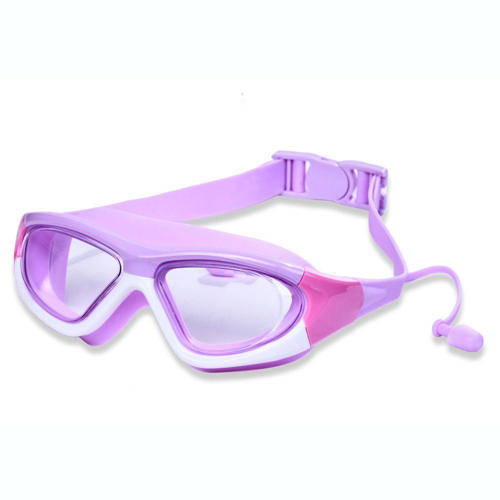 Unisex GelldG Antibeschlag Schwimmbrille für Kinder lila Schwimmbrille Schwimmbrille,