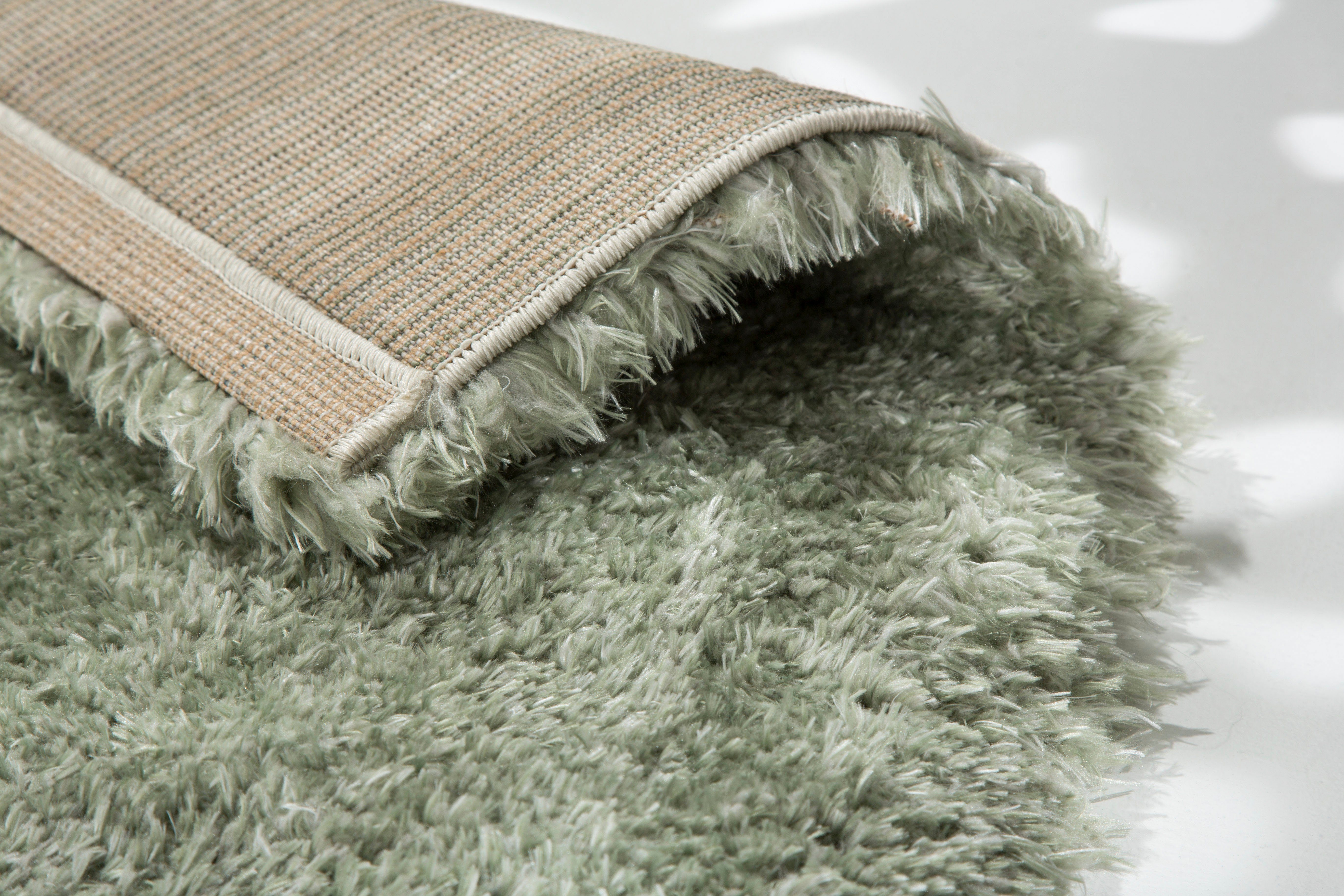 SCHÖNER WOHNEN-Kollektion Hochflor-Teppich Heaven, rechteckig, Höhe: 50 mm, besonders weich durch Microfaser, Wohnzimmer