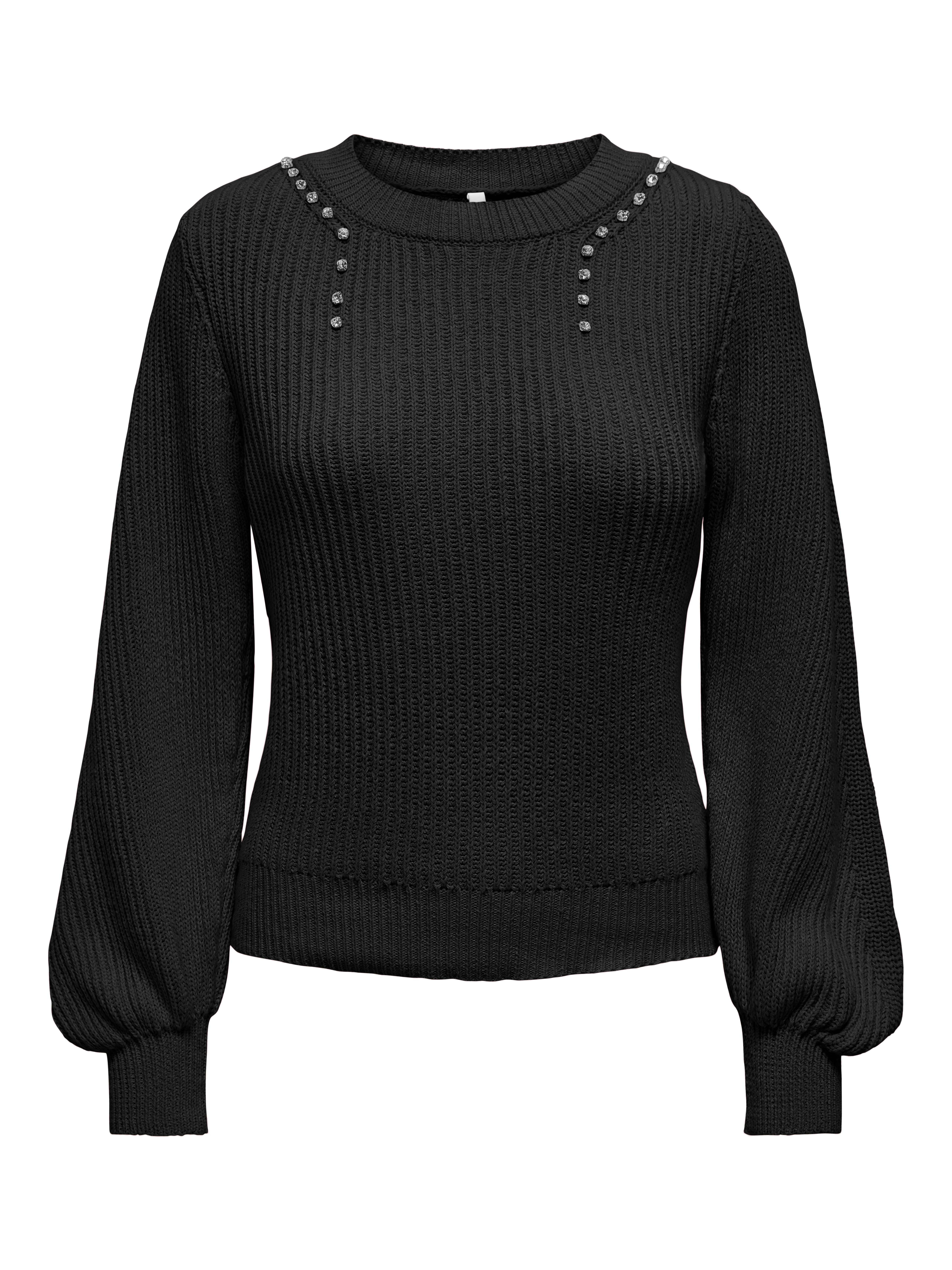 ONLFINA LS STITCH O-NECK CC KNT | Only