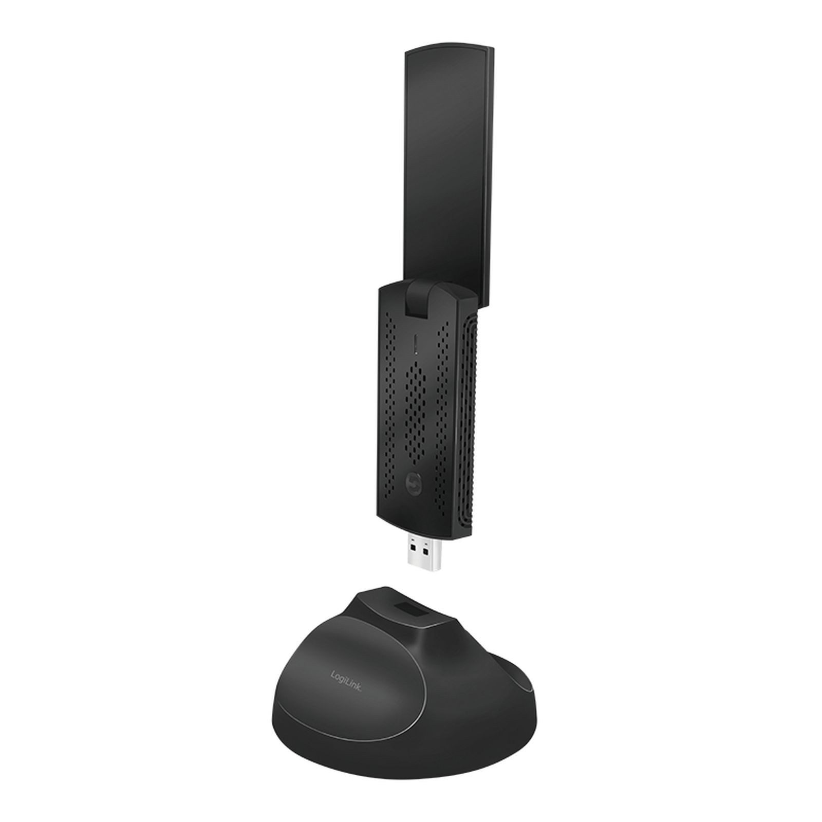 LogiLink WL0247, Kabellos, USB, WLAN, Wi-Fi 5 (802.11ac), 1300 Mbit/s, Schwarz USB-Adapter