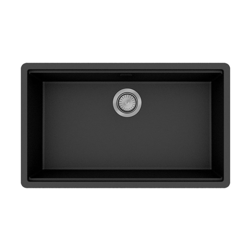 hansgrohe Granitspüle hansgrohe S530-F700 Handbedienung graphitschwarz, 74,5/445 cm