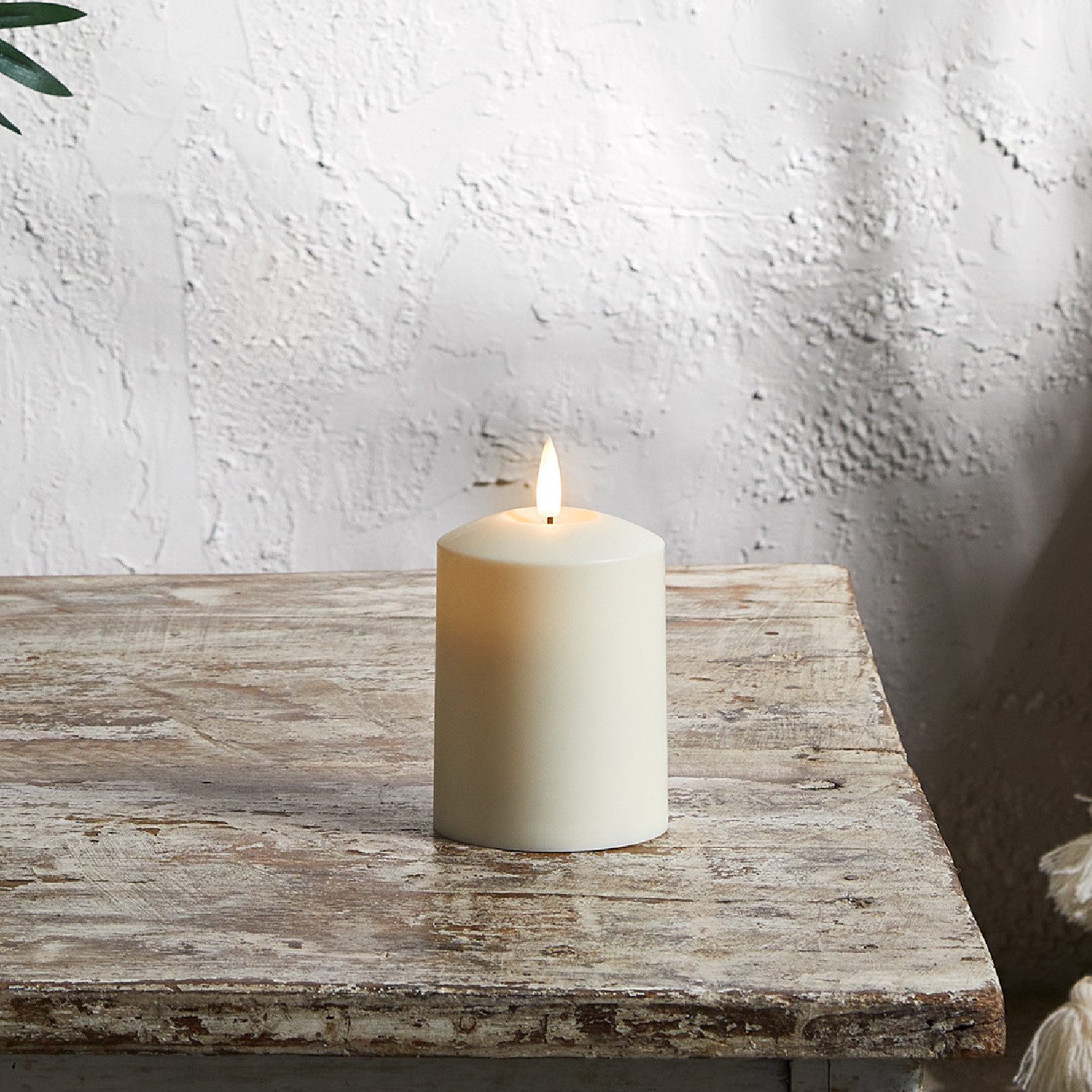 Lights4fun LED-Kerze TruGlow® LED Outdoor Kerze 10cm günstig online kaufen