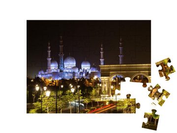 puzzleYOU Puzzle Zayid-Moschee, Abu Dhabi, 48 Puzzleteile, puzzleYOU-Kollektionen Arabien