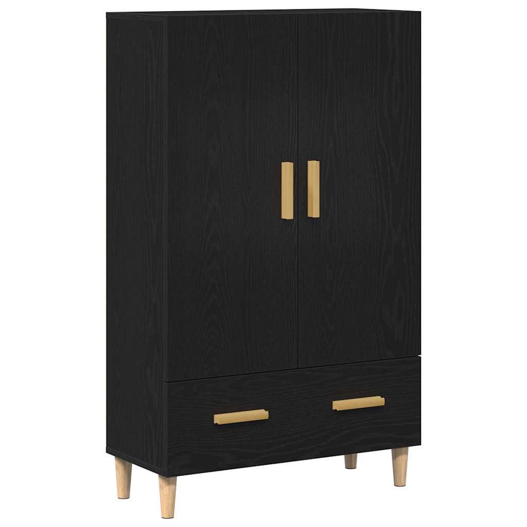 vidaXL Highboard Highboard Schwarz Eichen-Optik 70 x 31 x 115 cm Holzwerkst günstig online kaufen