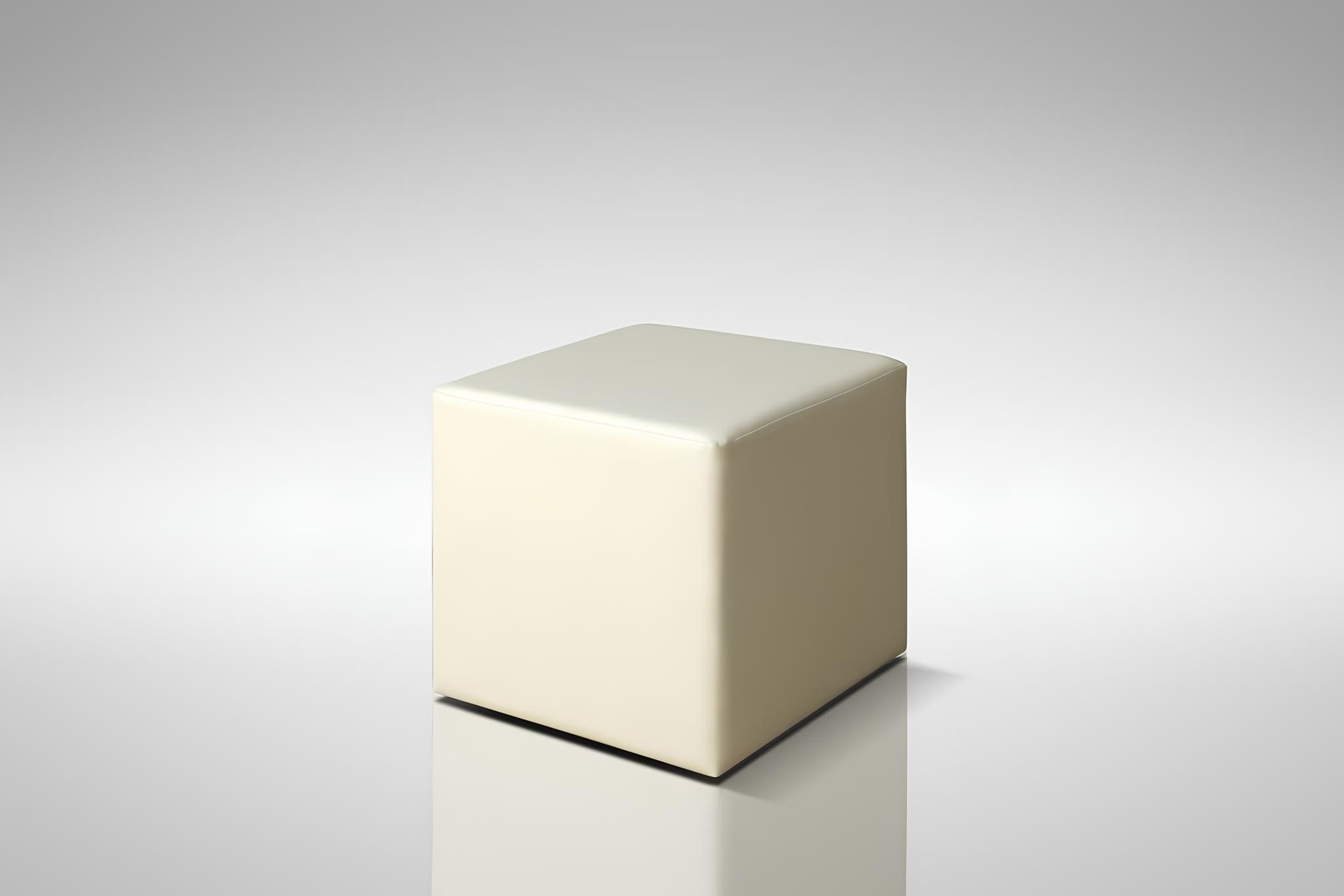 JVmoebel Pouf Leder Fußhocker im Club-Design mit hochwertigem Polster (Hocker), Made in Europa