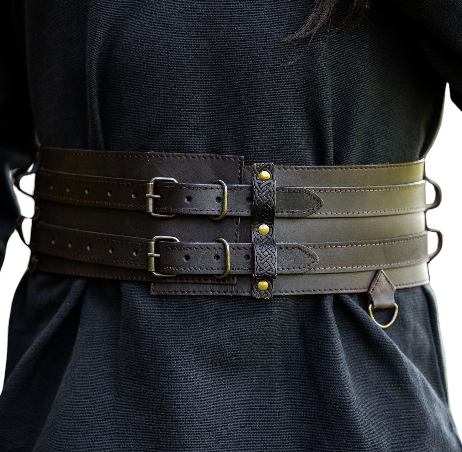 Wikinger-Kostüm Gürtel "Sif" aus Leder