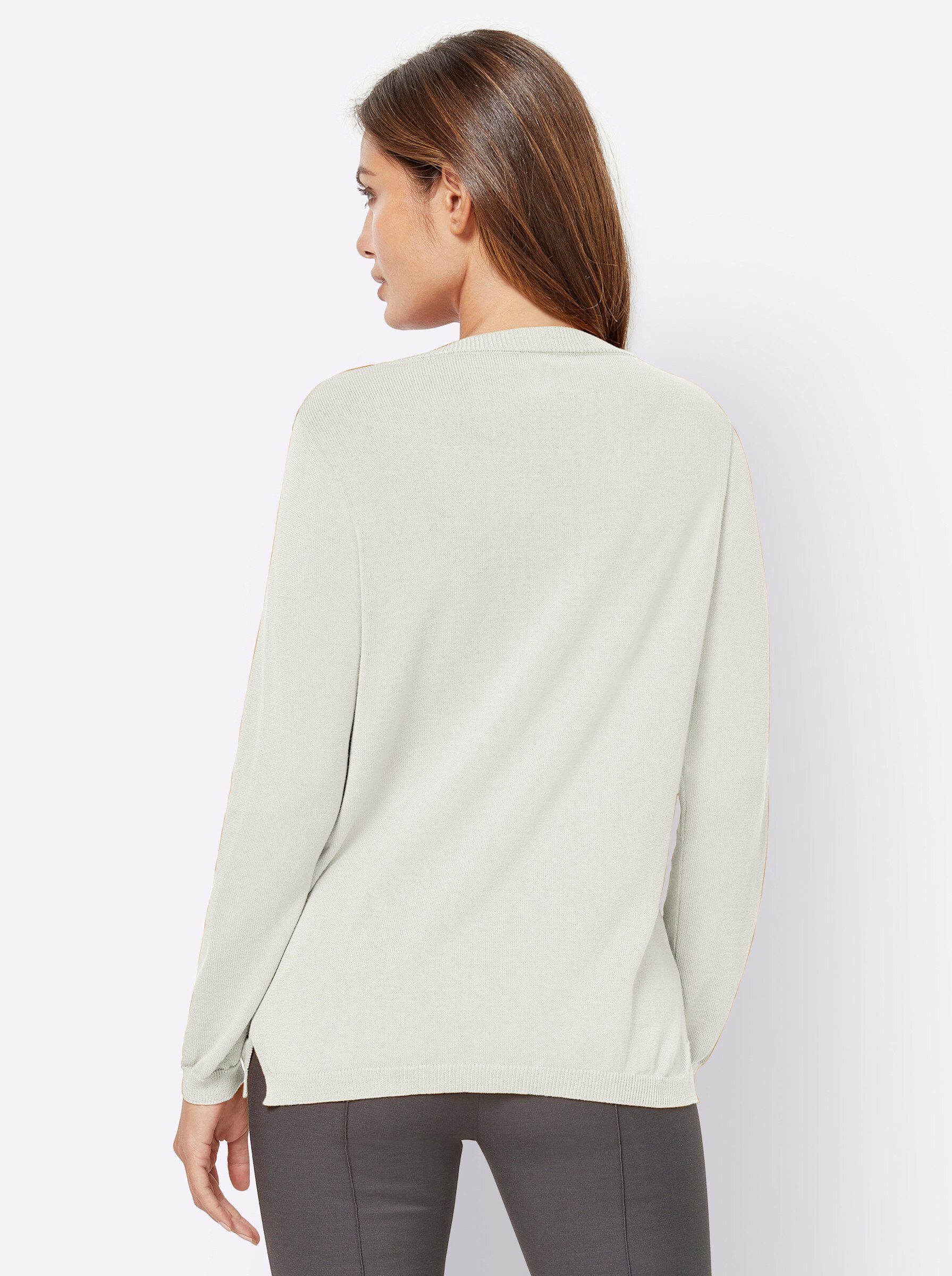 Witt Strickpullover V-Ausschnitt-Pullover günstig online kaufen