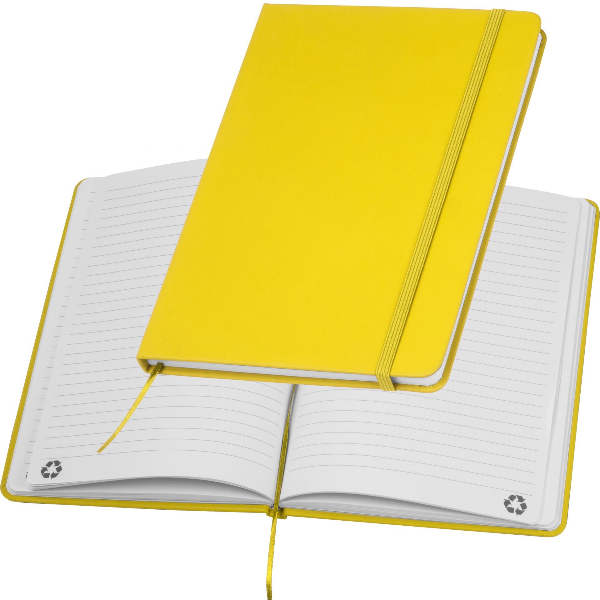 Notizbuch Notizbuch / DIN A5 / Umschlag aus PU / 160 linierte Seiten / Farbe: ge