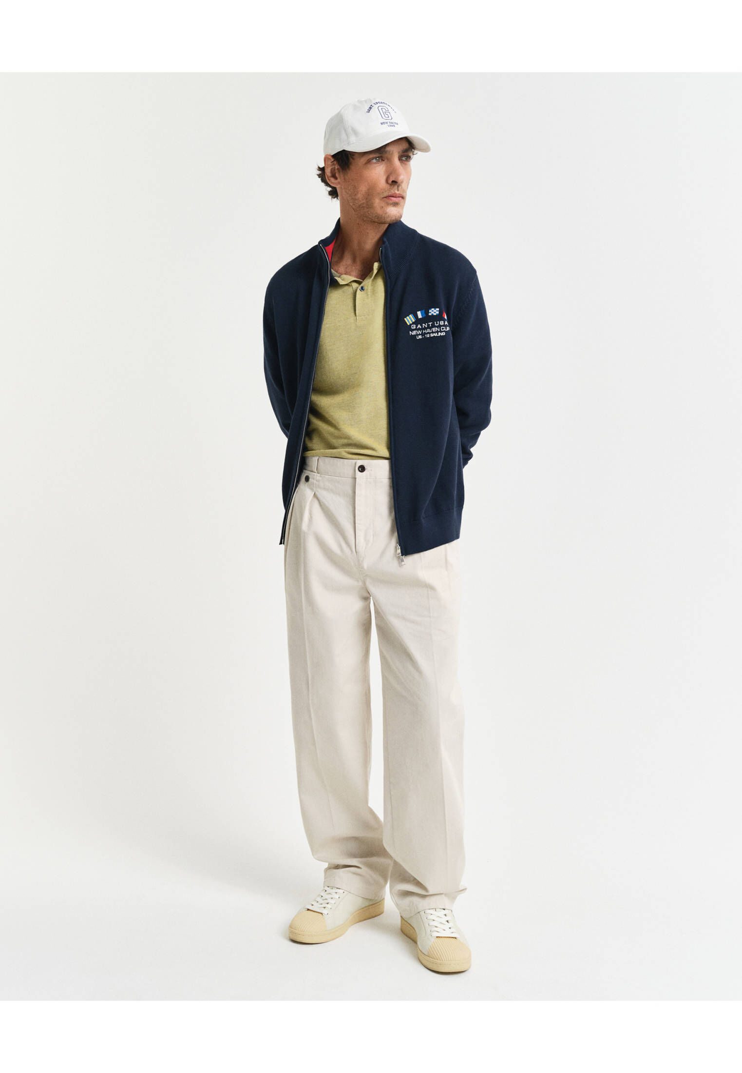 Gant Strickjacke Herren Strickjacke NAUTICAL FLAGS günstig online kaufen