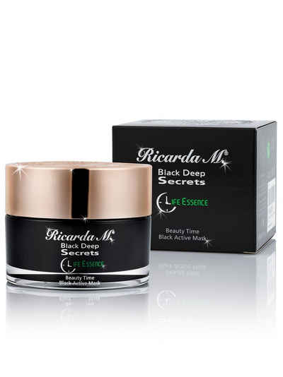 Ricarda M. Gesichtsmaske "BDS Beauty Time Black Active Mask" 1, 1-tlg., mit Anti-Aging-Formel (studienbelegt): effektiv bei Hautunreinheiten
