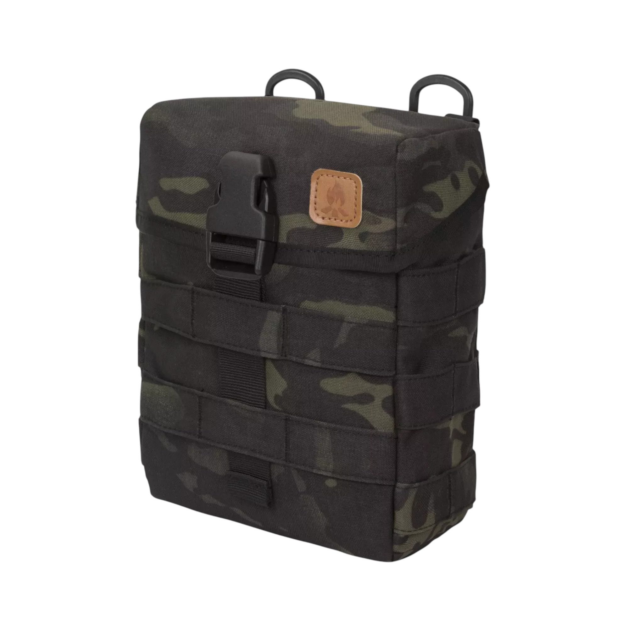 Helikon-Tex Rucksack Helikon-Tex E&E Pouch, 2 Liter, Multicam schwarz (1-tlg), MOLLE Kompatibel, D-Ringe
