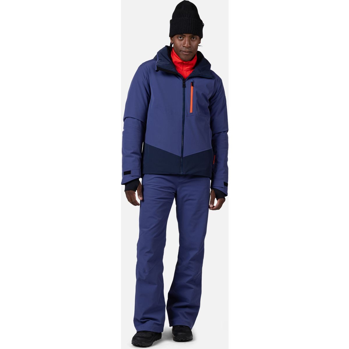 Rossignol Skijacke Blackside Jacket Elegante Skijacke mit recycelter Isolierung und höchstem Wetterschutz