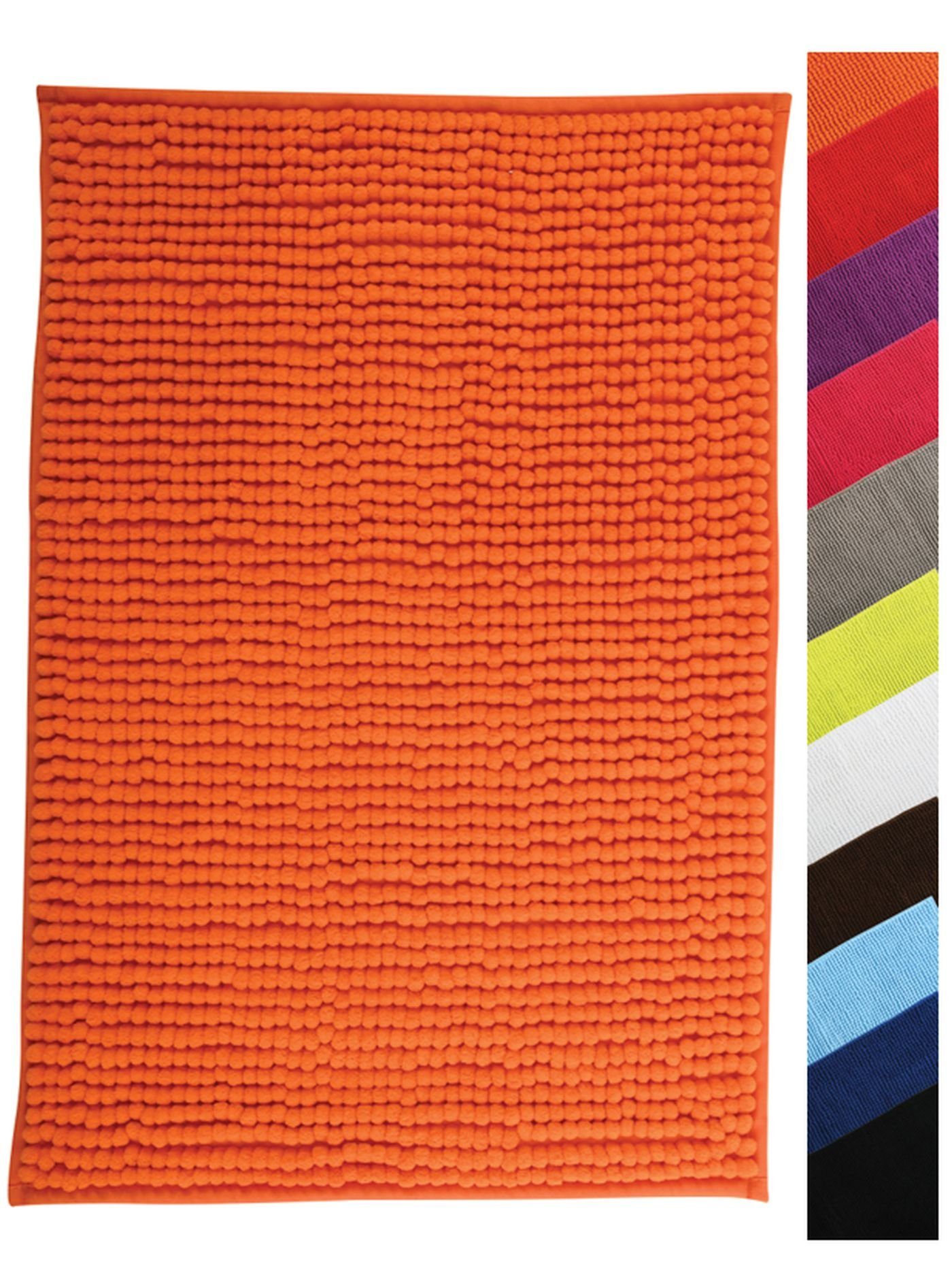MSV Badematte CHENILLE, Höhe 12 mm, Badteppich, 100% Polyester Microfaser, günstig online kaufen