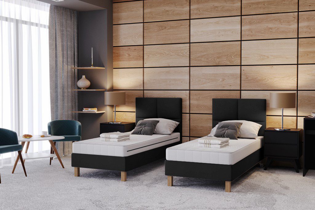 TRADA Boxspringbett Hotelbett mit Bettverbindungssystem 100x200 günstig online kaufen