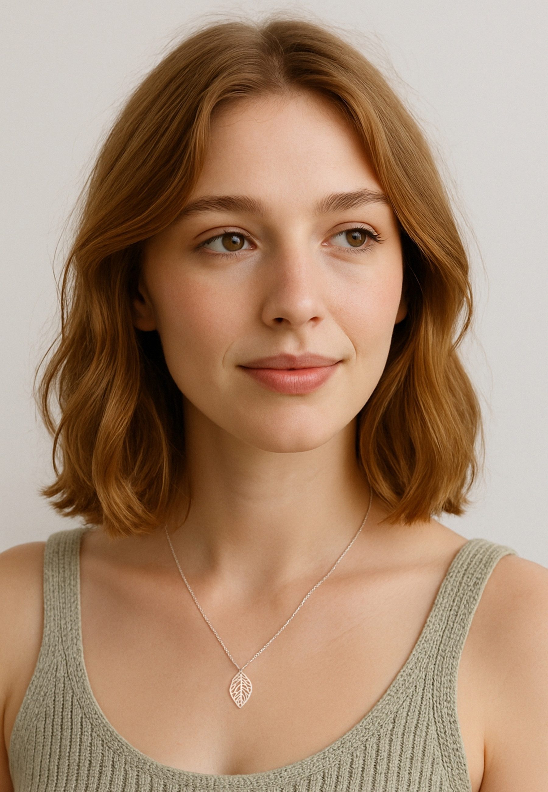 Sofia Milani Kette mit Anhänger Blatt, 925 Silber Damen Schmuck - N0426 günstig online kaufen