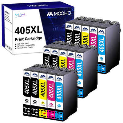 MOOHO 15er für EPSON 405XL 405 XL Multipack Tintenpatrone (WF-7310DTW WF-7830DTWF WF-7835DTWF WF-7840DTWF, 0-tlg)