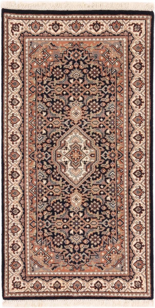 Orientteppich Indo Bidjar Läufer, 74x141 Höhe: Nain Handgeknüpfter Trading, rechteckig, 15 mm Orientteppich