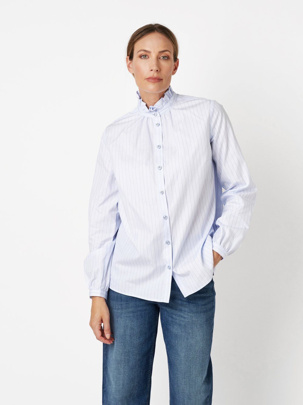 TONI Klassische Bluse Cleo mit Rüschenkragen günstig online kaufen