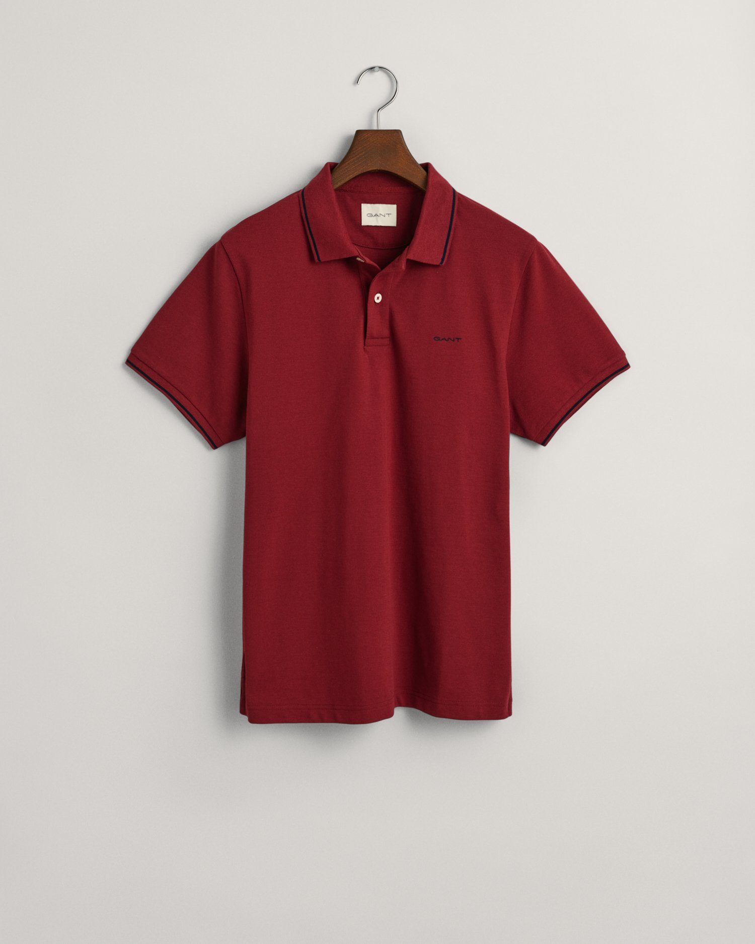 Gant Poloshirt TIPPING KA PIQUE RUGGER PLUMPED RED