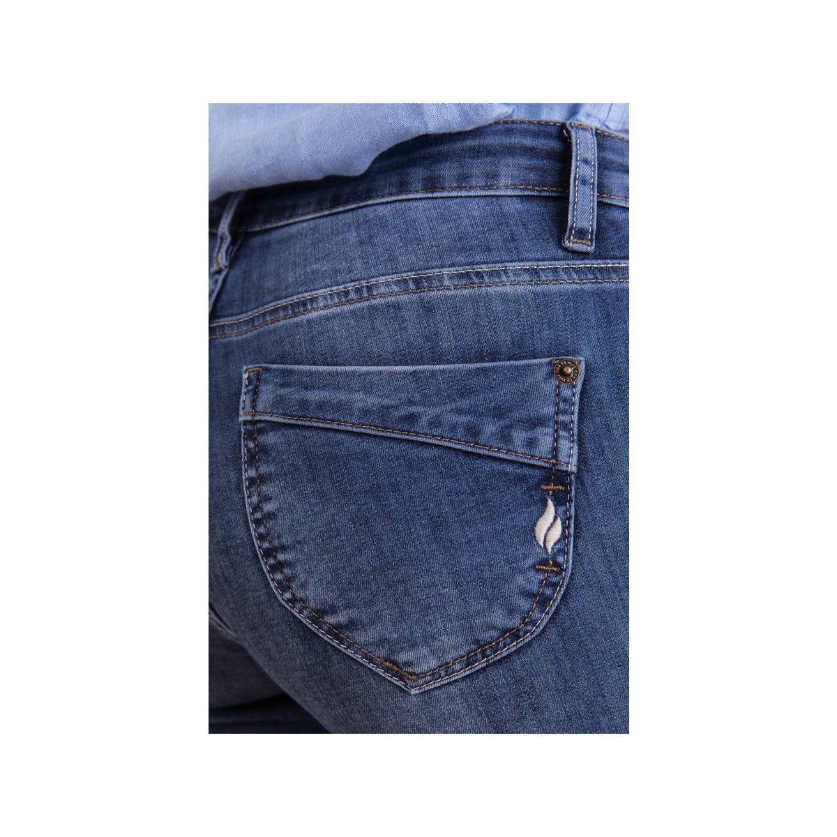 (1-tlg) grau FIRE 5-Pocket-Jeans BLUE