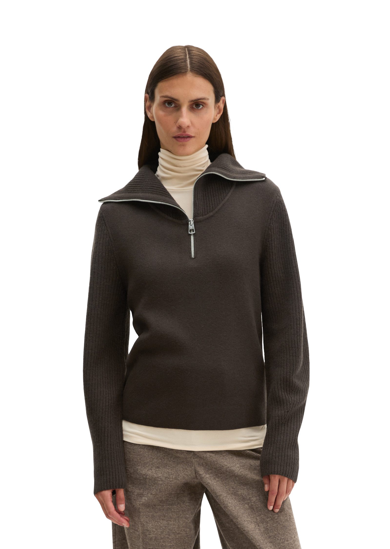 Marc O'Polo Strickpullover aus softem Schurwolle-Mix
