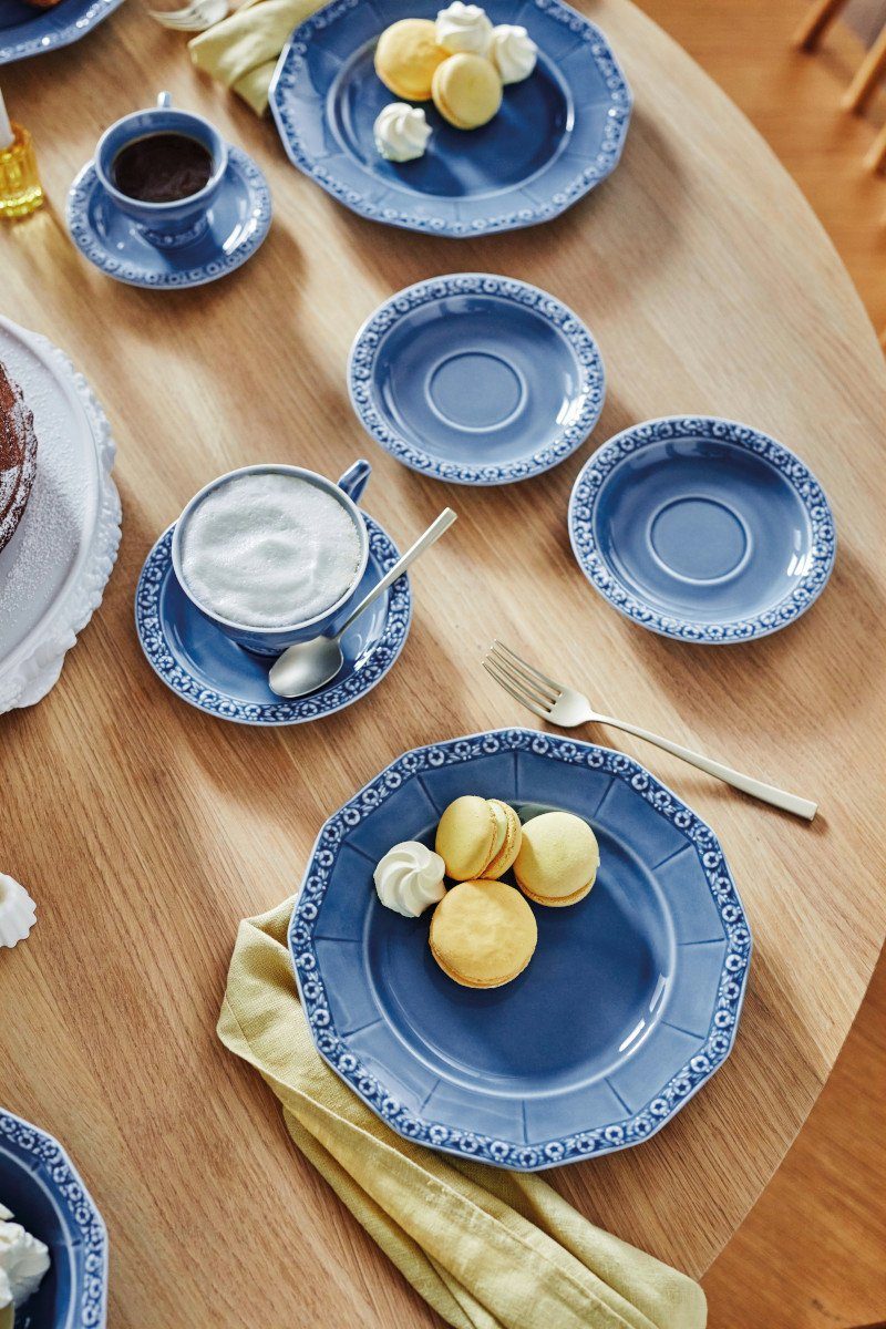 Rosenthal Frühstücksteller Maria Dream Blue Frühstücksteller 21 cm, Teller Flach