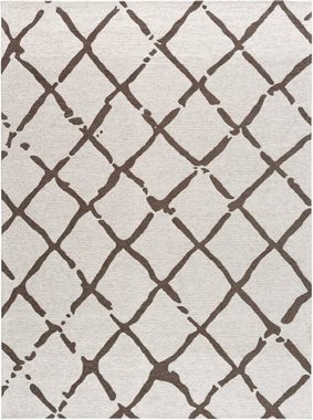 Teppich Carina 6964, Sehrazat, rechteckig, Höhe: 8 mm, waschbar, Flachgewebe, Scandi Design, rutschfest, geometrisches Design