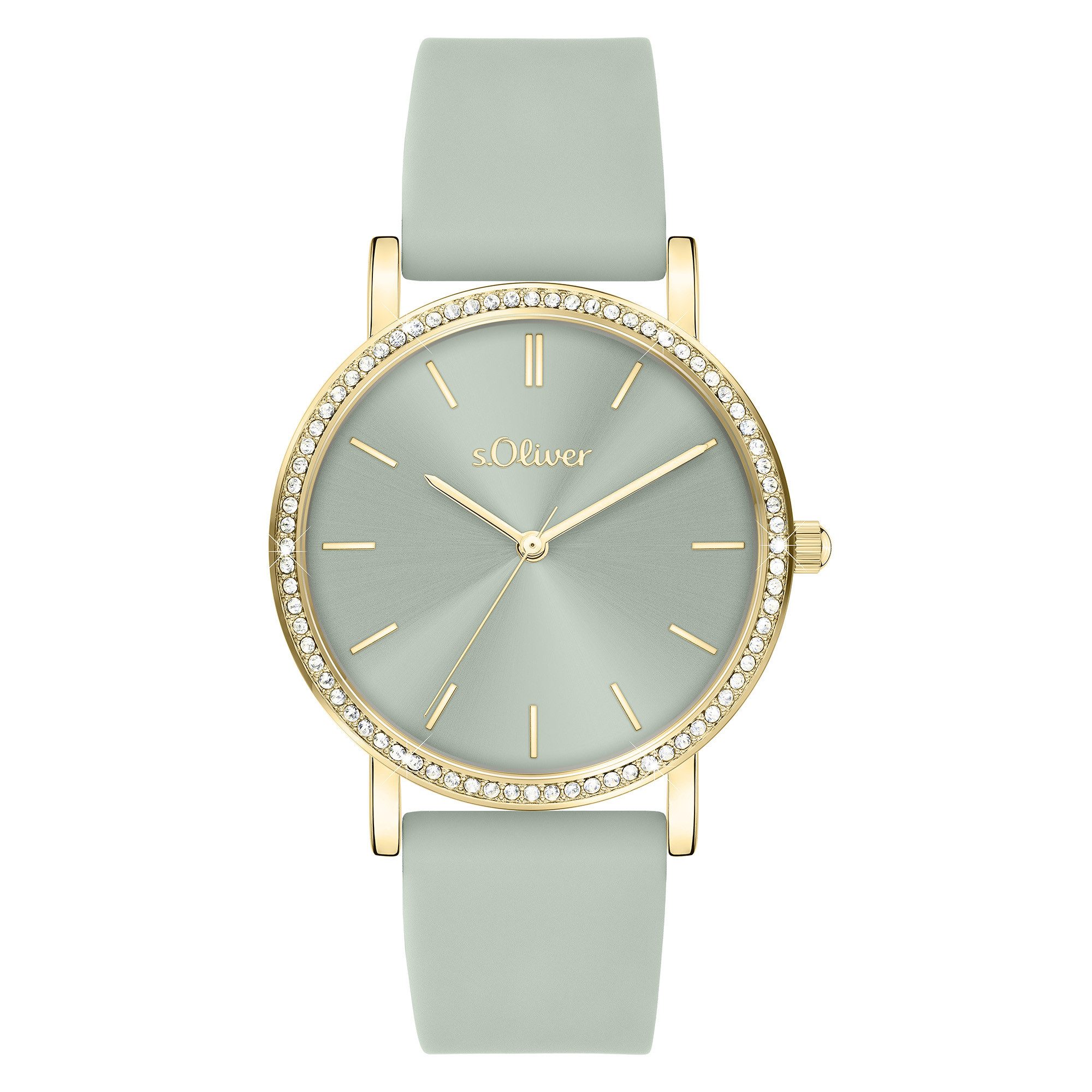 s.Oliver Quarzuhr Silikon