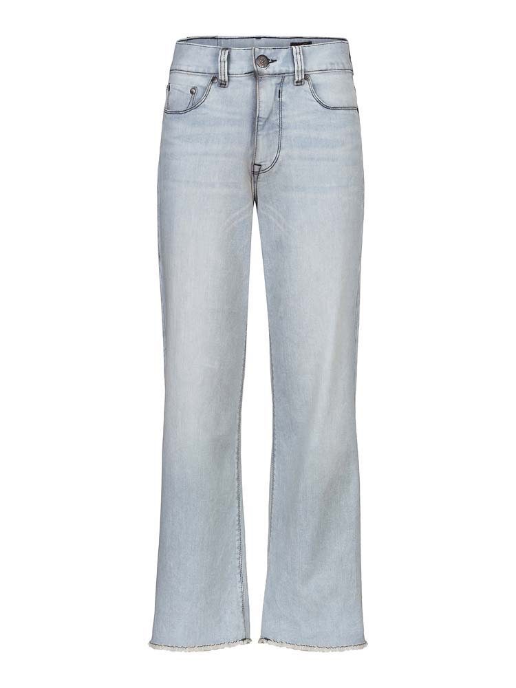 Herrlicher Stretch-Jeans HERRLICHER SUPER G Flared Cropped Denim Black Cashmere Touch worthy